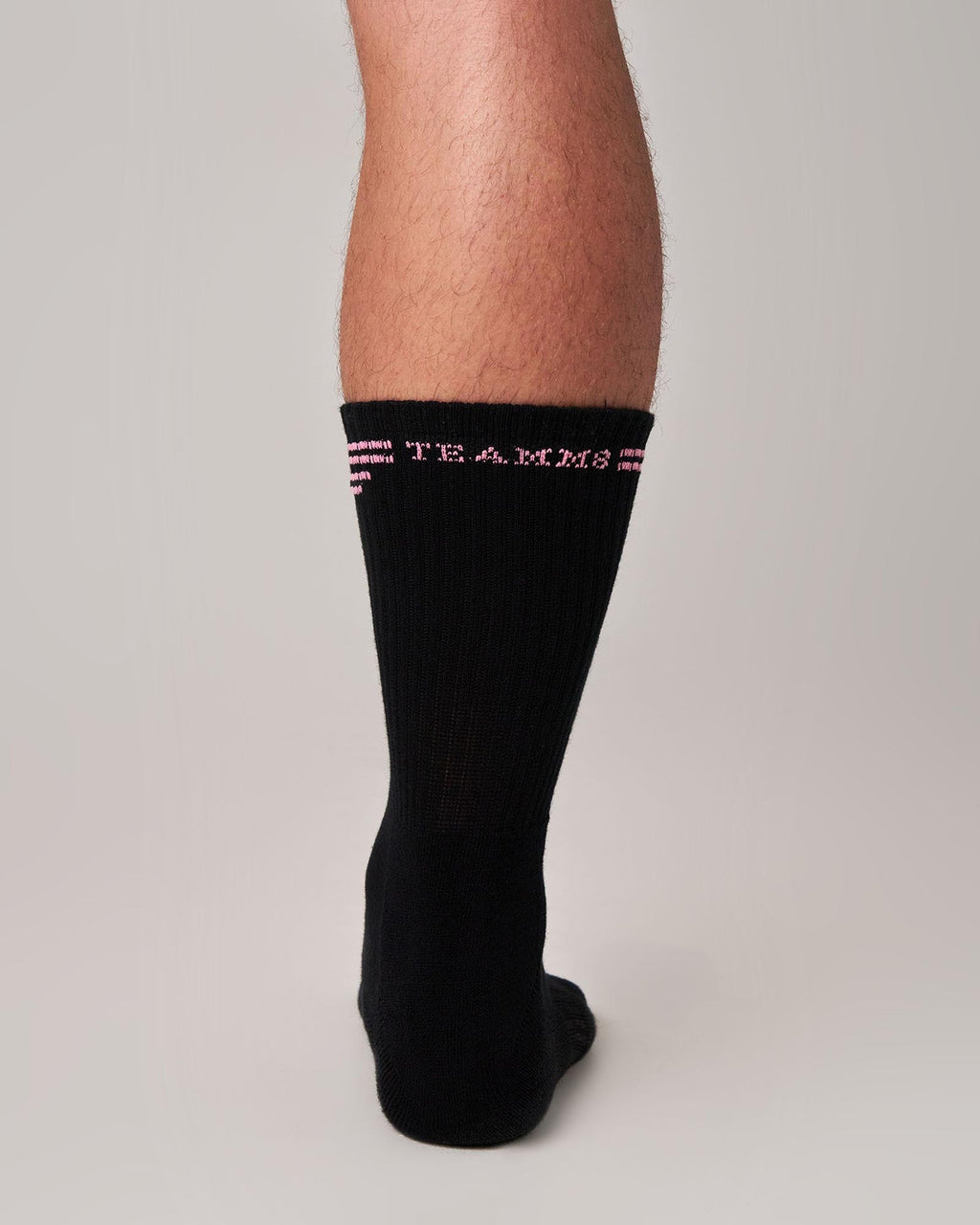 Classic Crew Socks - Black|Pink