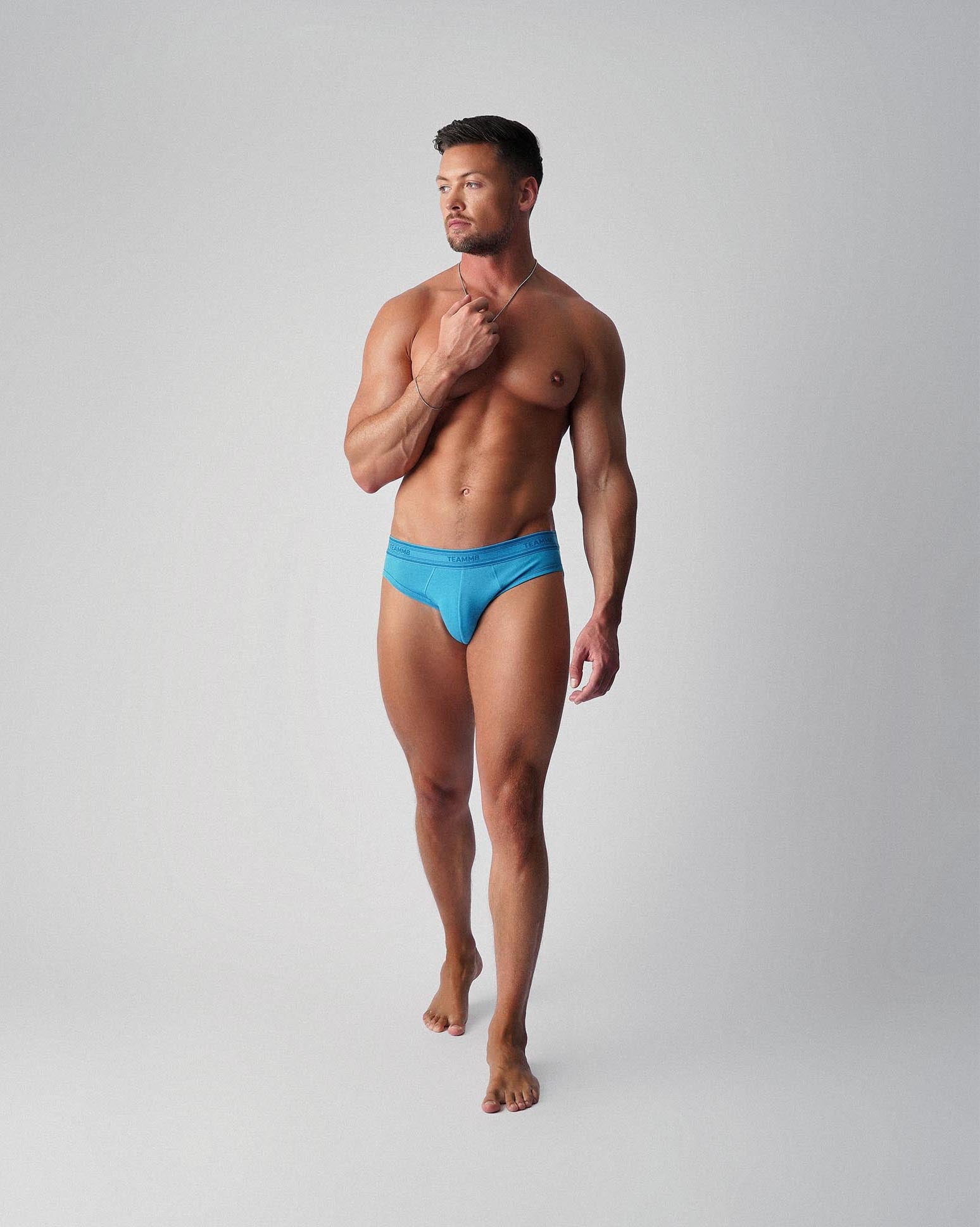 New Cotton Classic Brief - Cerulean