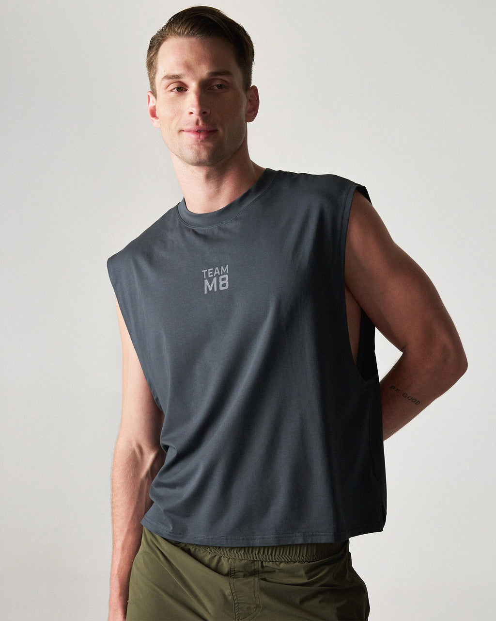 Strike Box Muscle Tank 2.0 - Gunmetal