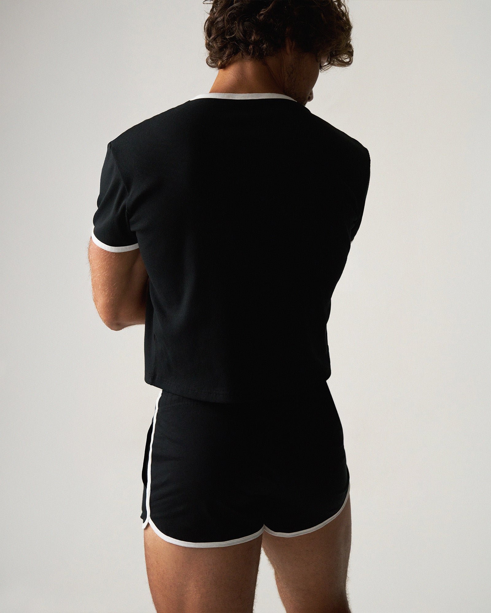 M.V.P. Retro Cropped Tee - Jet