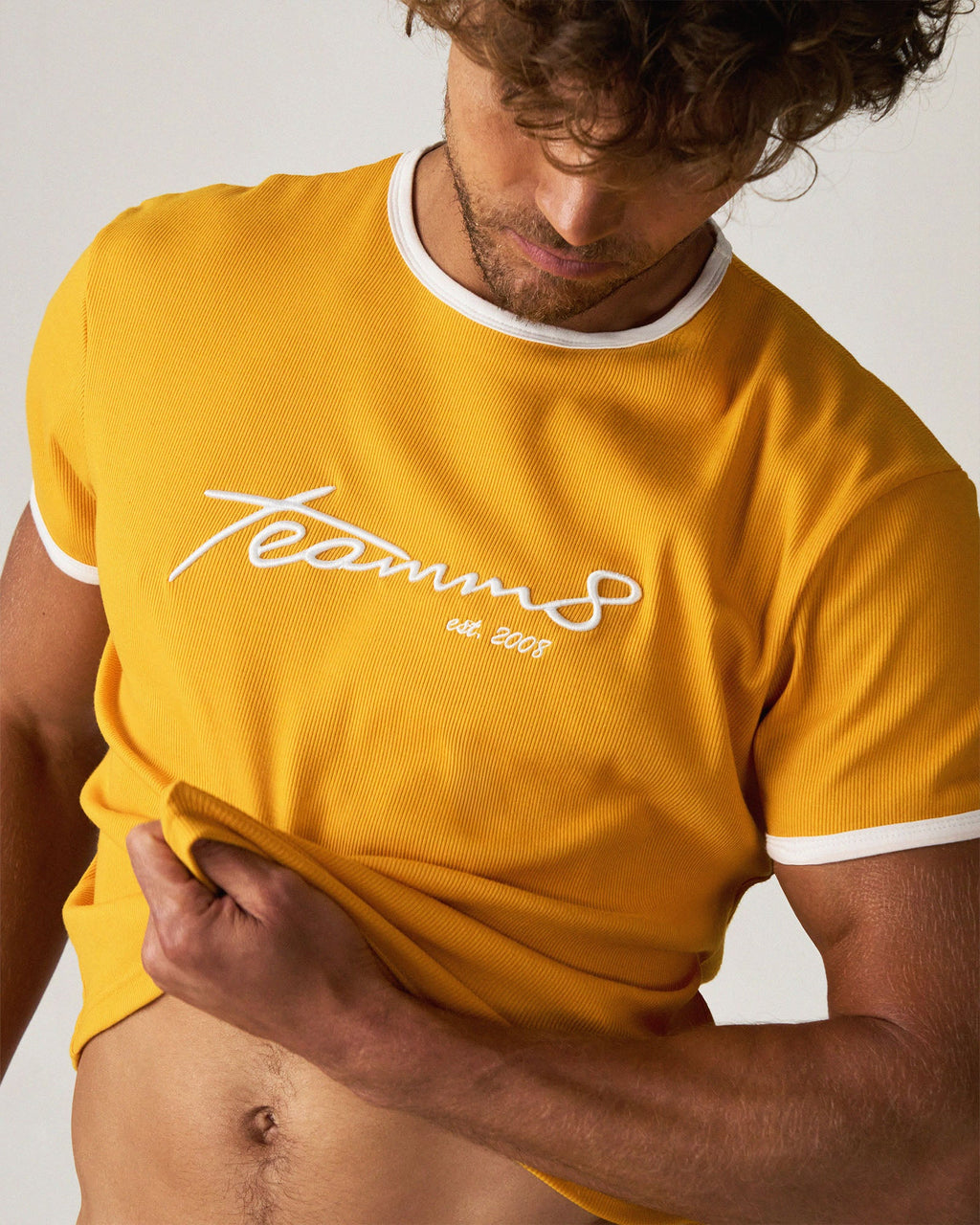 M.V.P. Retro Cropped Tee - Marigold