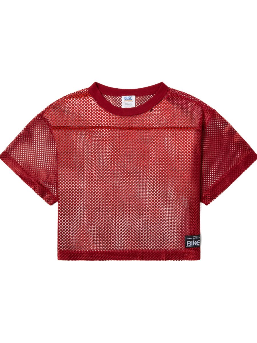 BIKE Athletic BAM134 Short Sleeve Practice Jersey in Color Bright Red