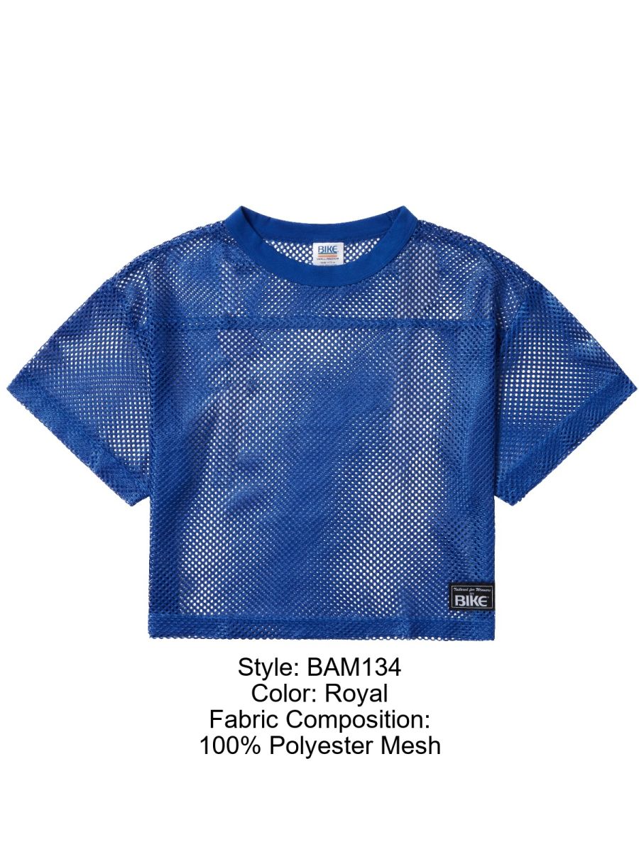 BIKE Athletic BAM134 Short Sleeve Practice Jersey Color Royal