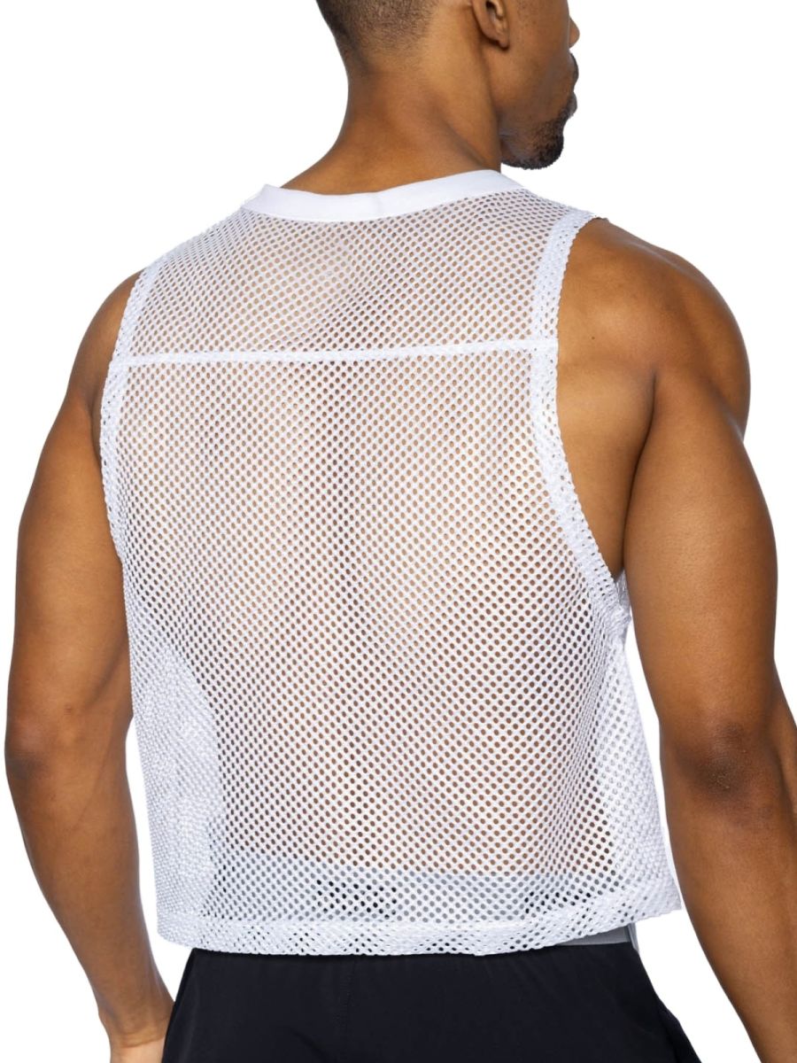 BIKE Athletic BAM135 Sleeveless Practice Jersey - Performance Color White