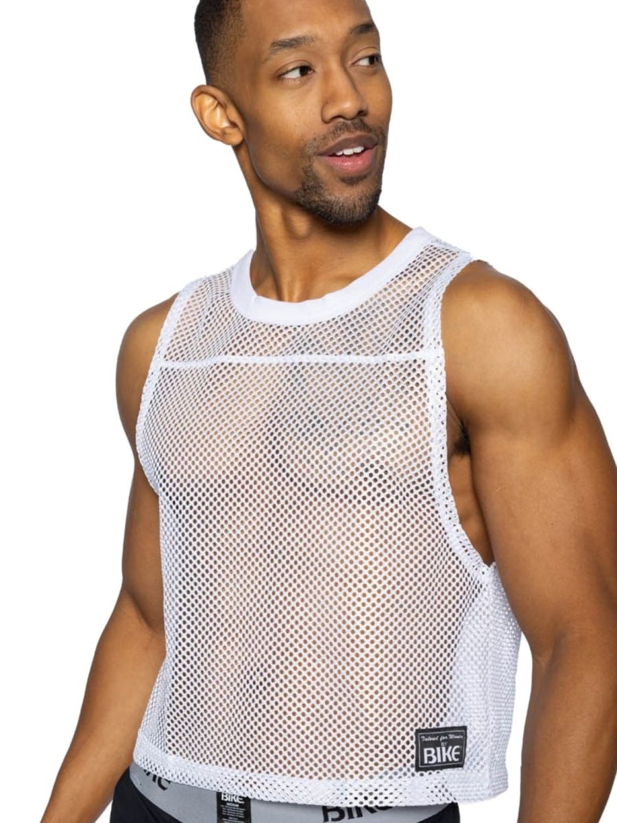 BIKE Athletic BAM135 Sleeveless Practice Jersey - Performance Color White
