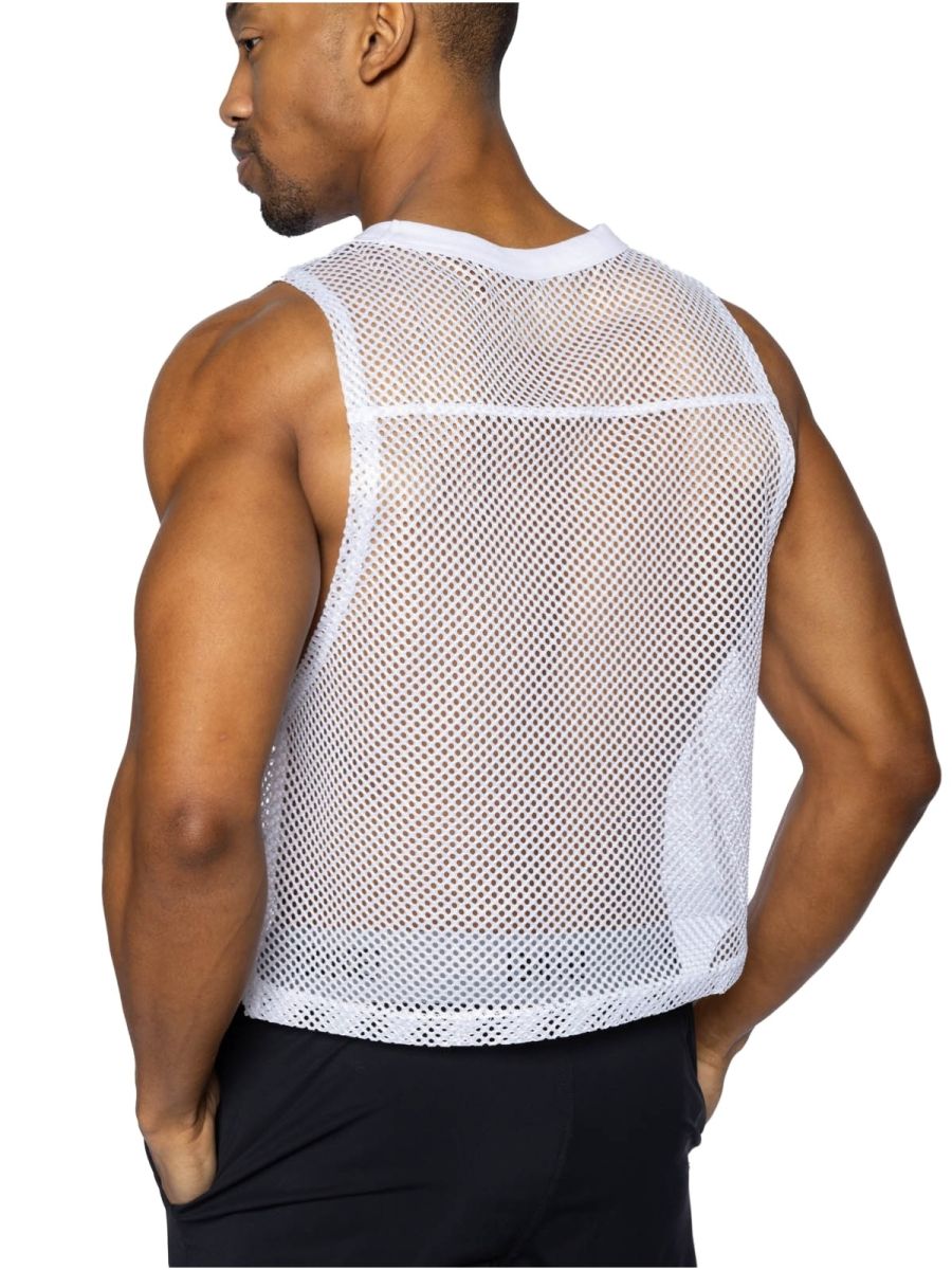 BIKE Athletic BAM135 Sleeveless Practice Jersey - Performance Color White