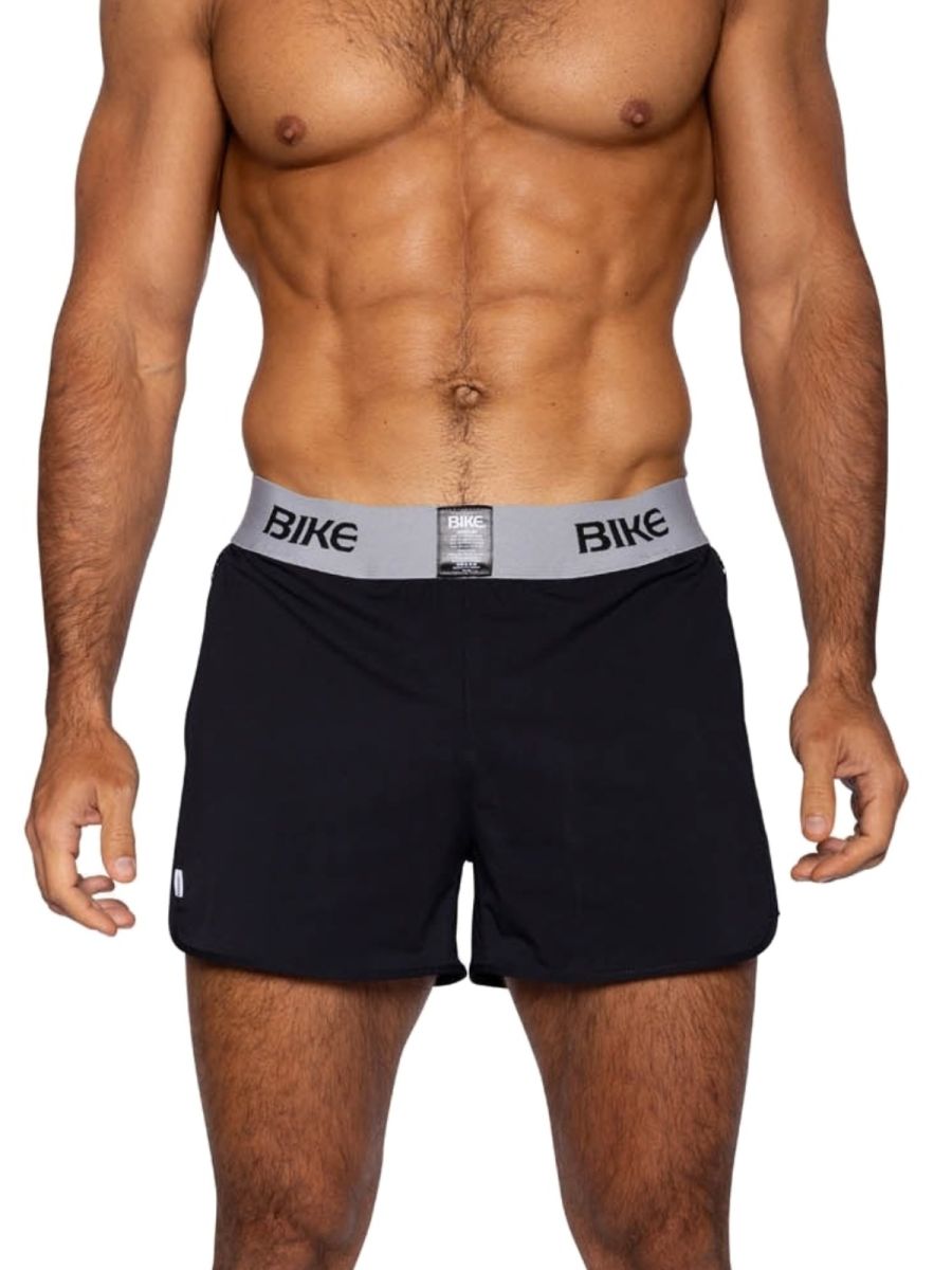 BIKE Athletic BAM225 Peek-a-boo Jock Short Color Black