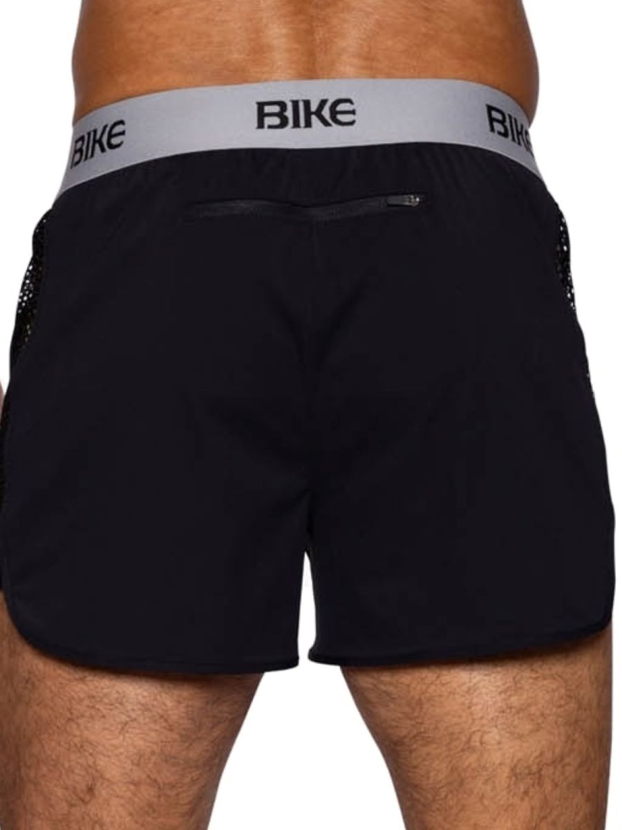 BIKE Athletic BAM225 Peek-a-boo Jock Short Color Black