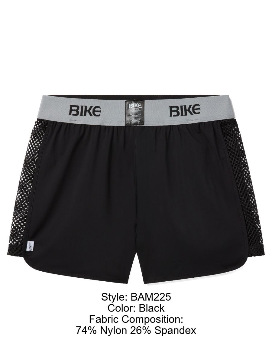 BIKE Athletic BAM225 Peek-a-boo Jock Short Color Black