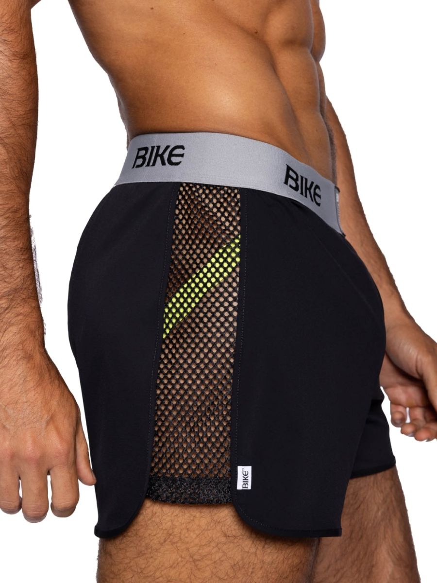 BIKE Athletic BAM225 Peek-a-boo Jock Short Color Black