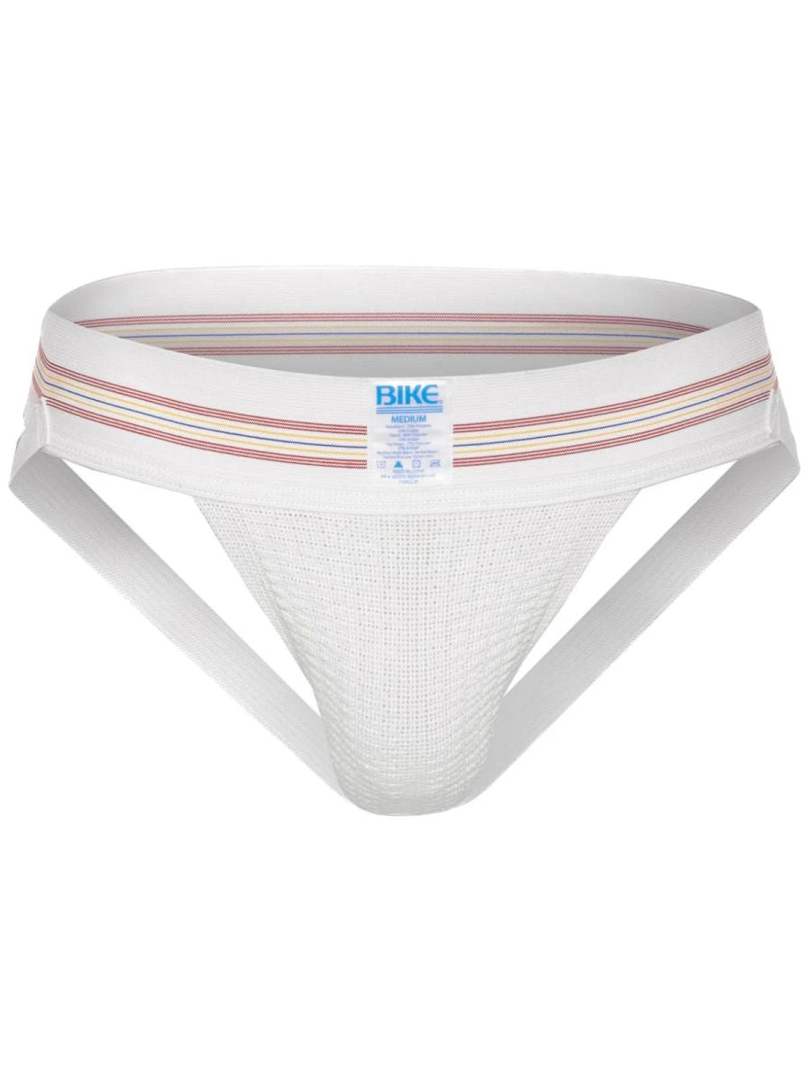 BIKE Athletic BAS306 Original Number 10 Jockstrap Color White