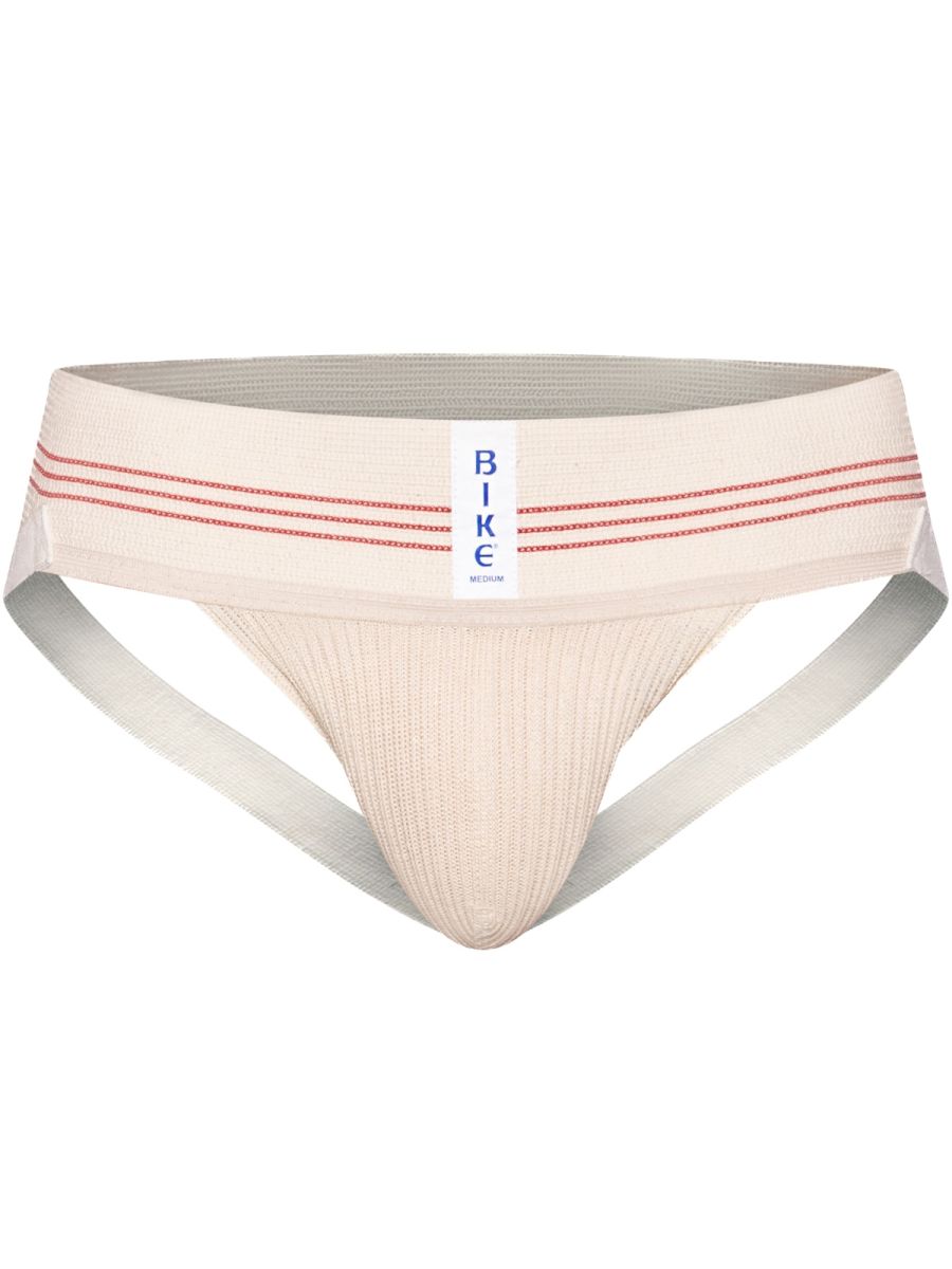BIKE Athletic BAS333 Classic Retro: 1980s Jockstrap in Vintage Cream Color Vintage Cream