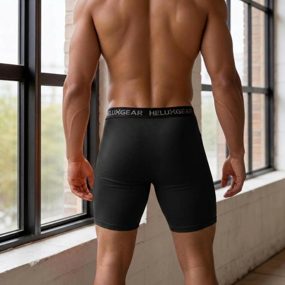 Black Microfiber Boxer Brief – 2nd Edition