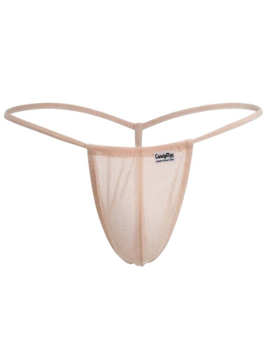 CandyMan 9586 G-String Color Tangerine Mesh