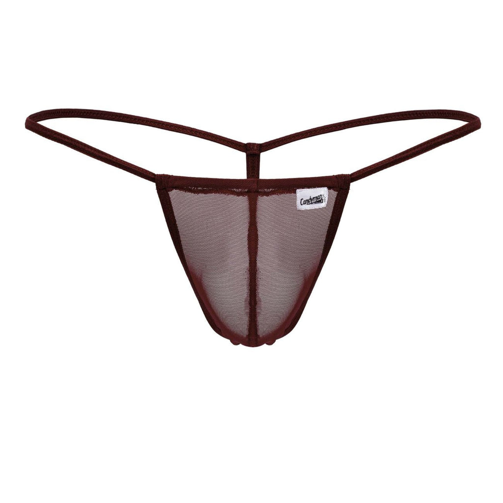 CandyMan 99246 G-String Thongs Color Burgundy