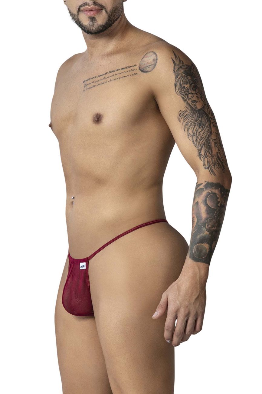CandyMan 99246 G-String Thongs Color Burgundy