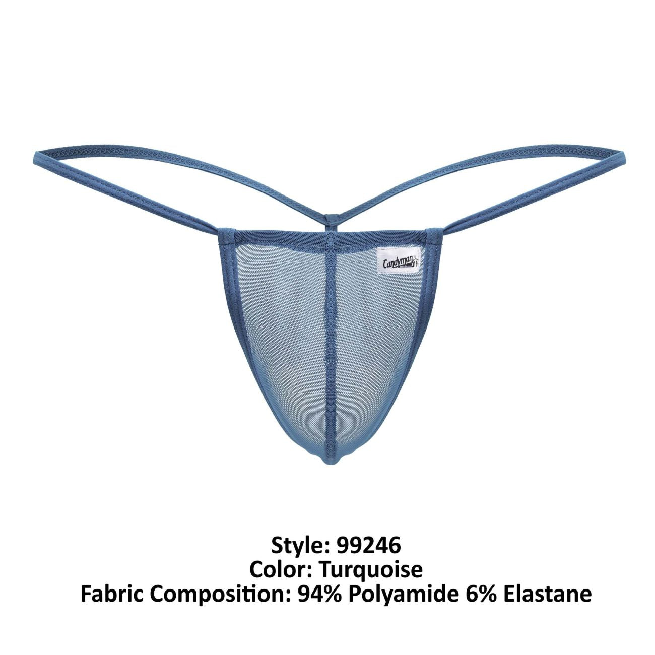 CandyMan 99246 G-String Thongs Color Turquoise