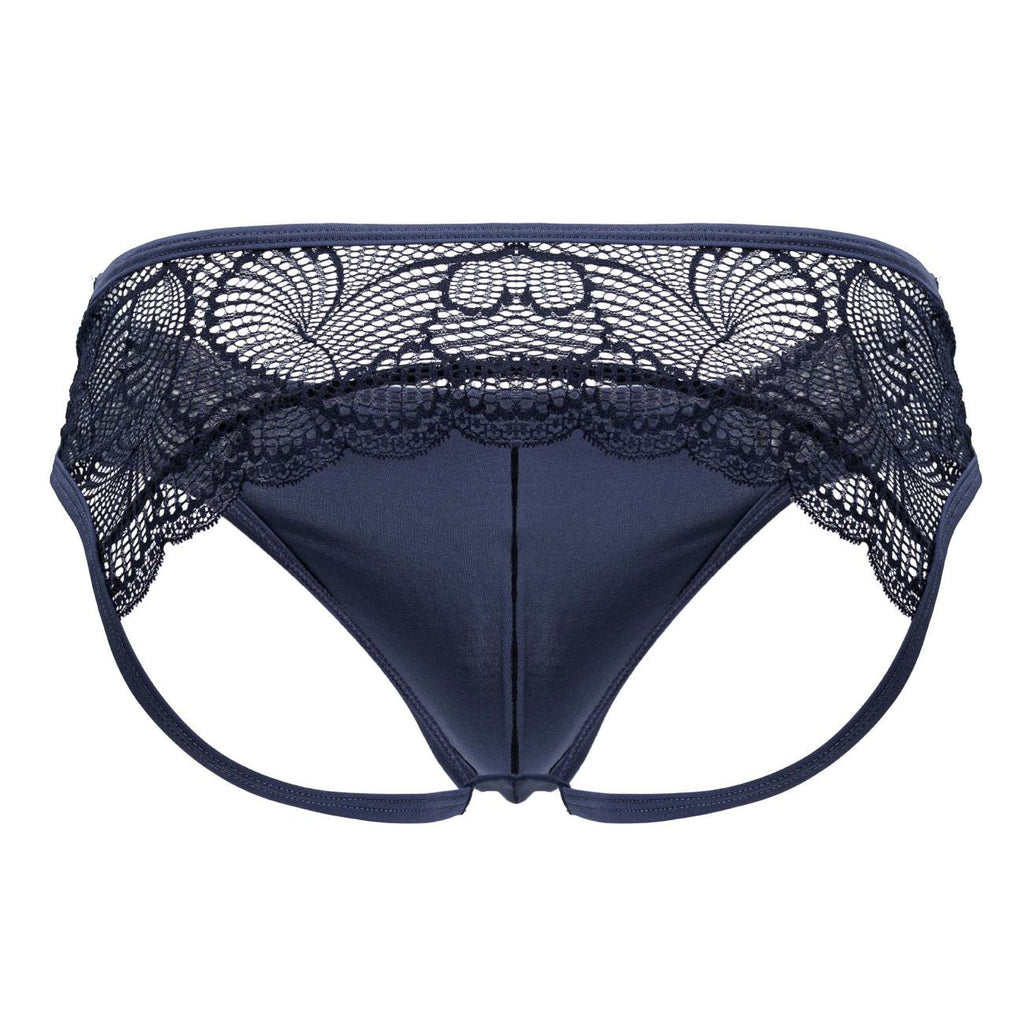CandyMan 99312 Lace Jockstrap Color Navy