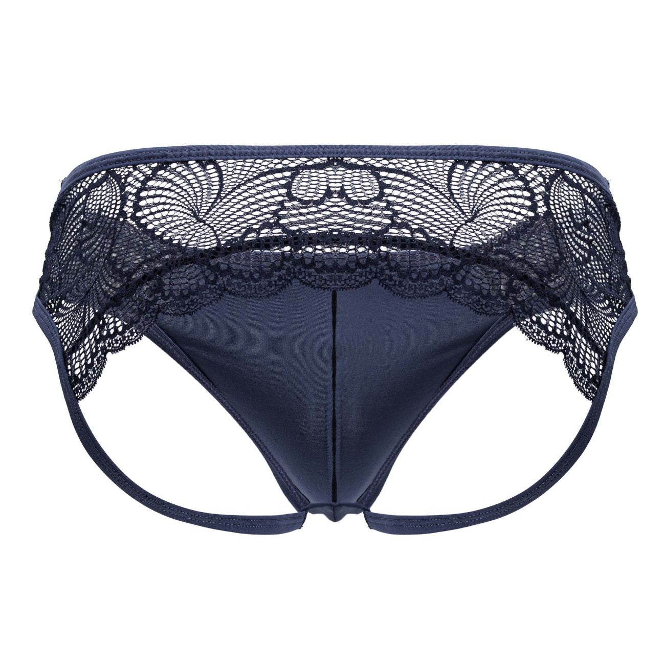 CandyMan 99312 Lace Jockstrap Color Navy