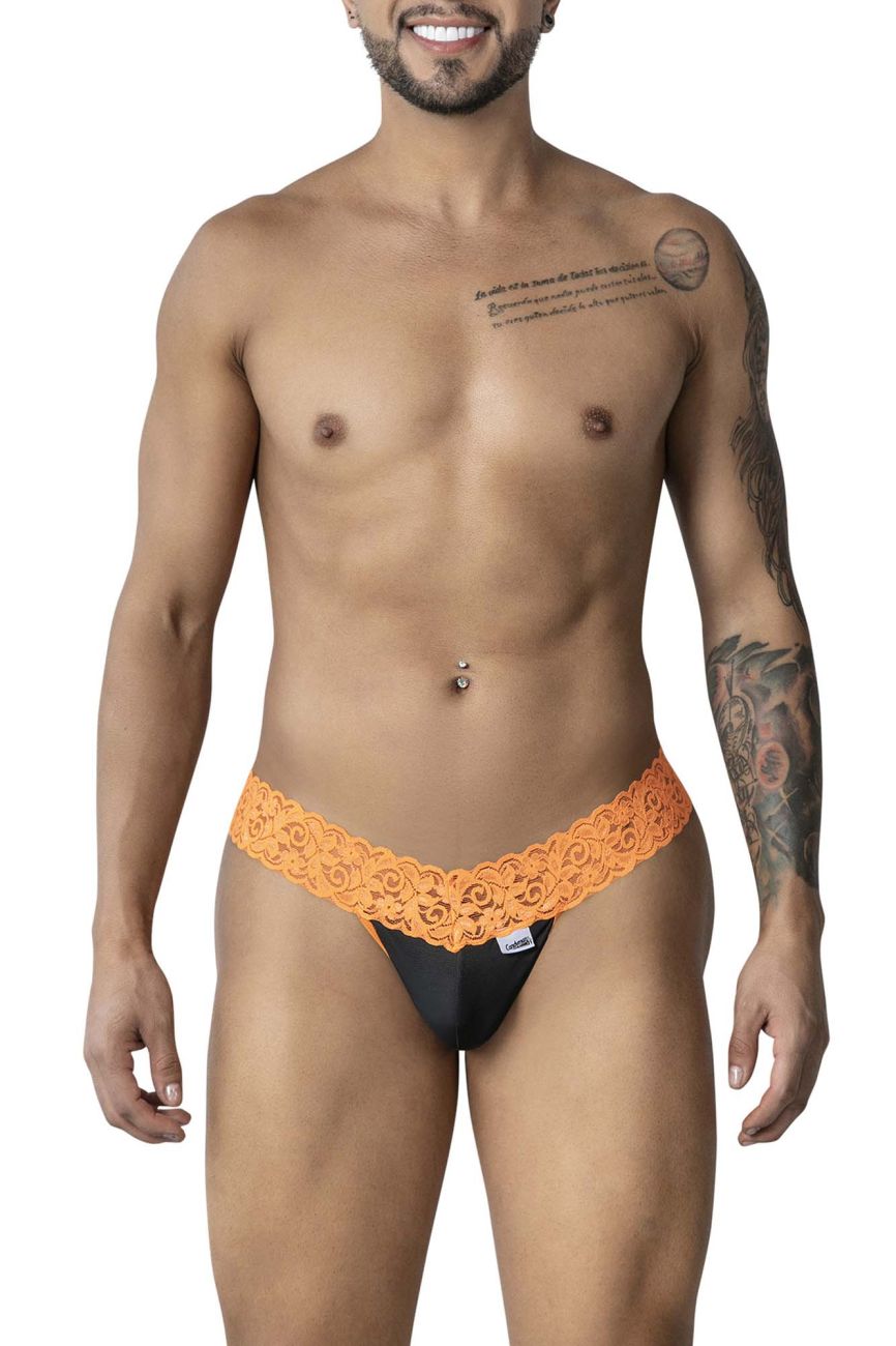 CandyMan 99370 Lace Thongs Color Orange