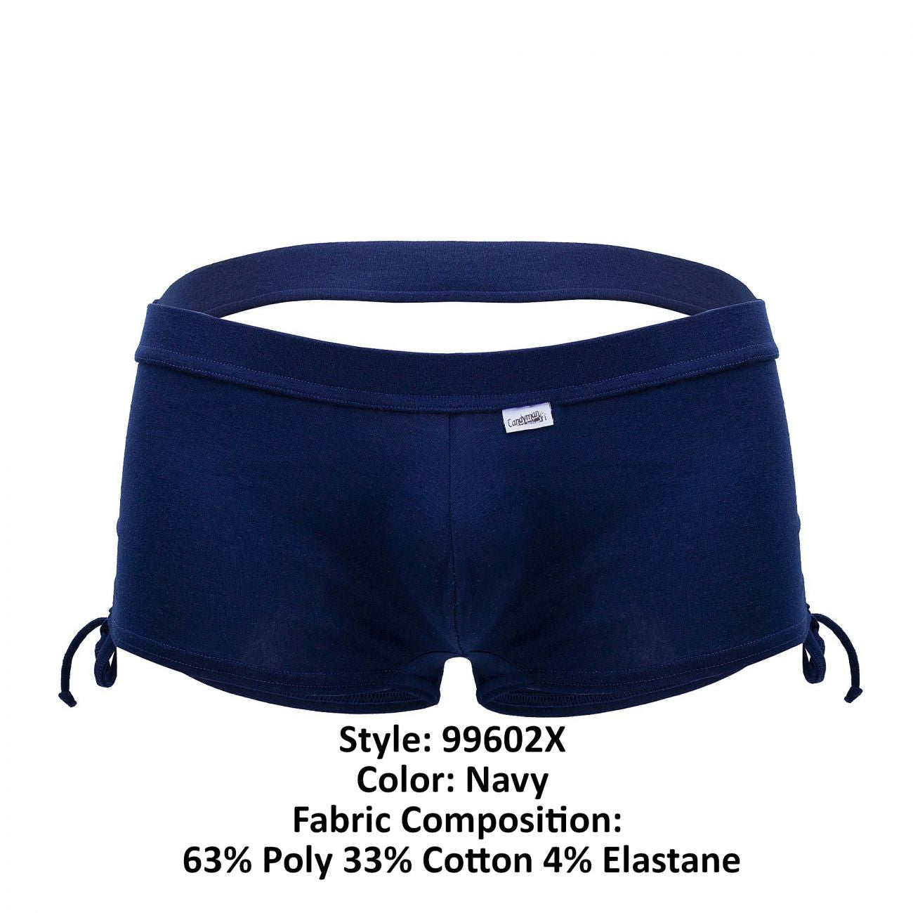 CandyMan 99602X Lounge Pajama Shorts Color Navy