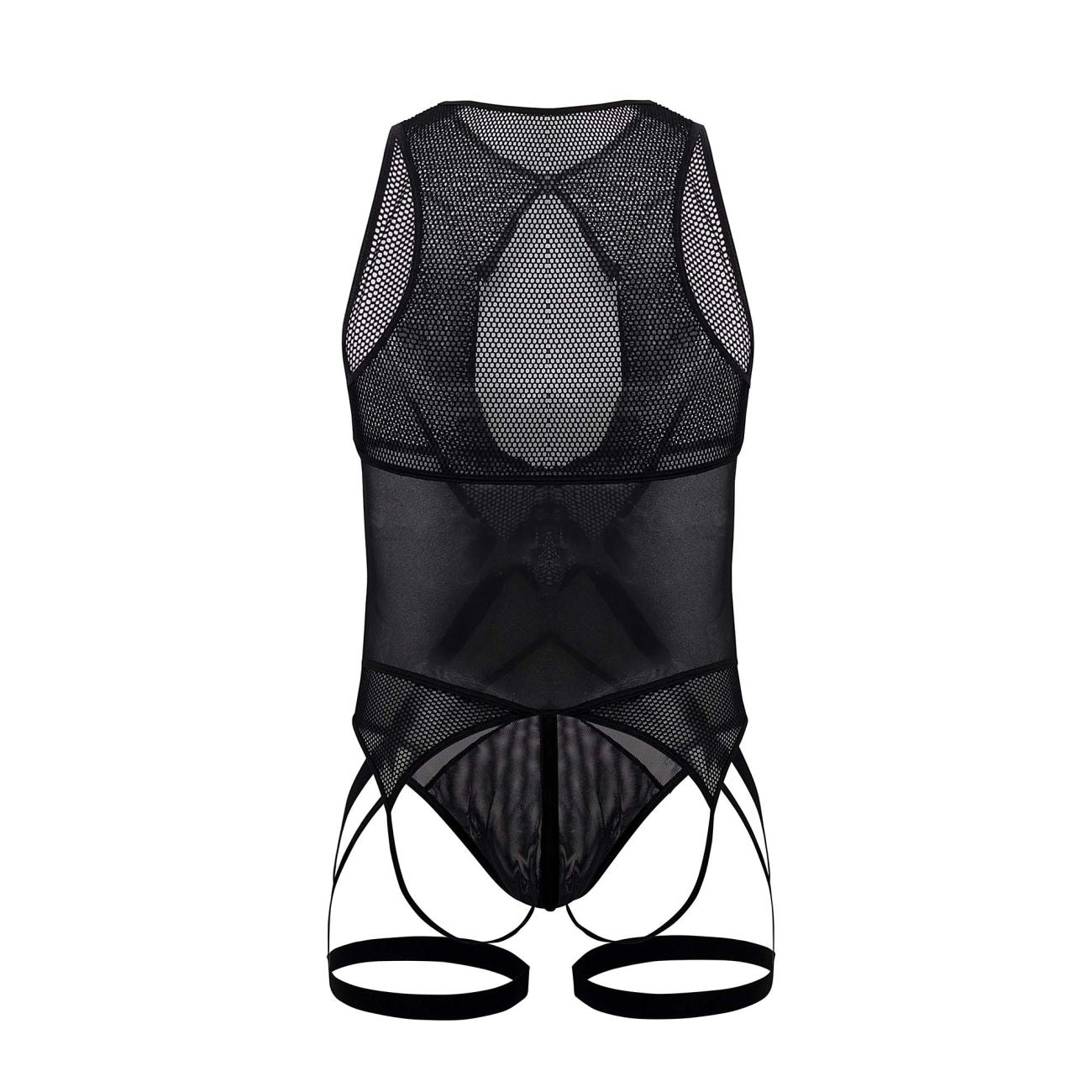 CandyMan 99650 Mesh Bodysuit Color Black