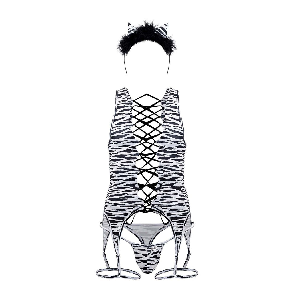 CandyMan 99734 Safari Bodysuit Color Zebra Print