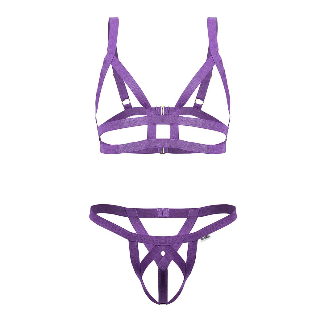CandyMan 99822 Two Piece Outfit Color Violet