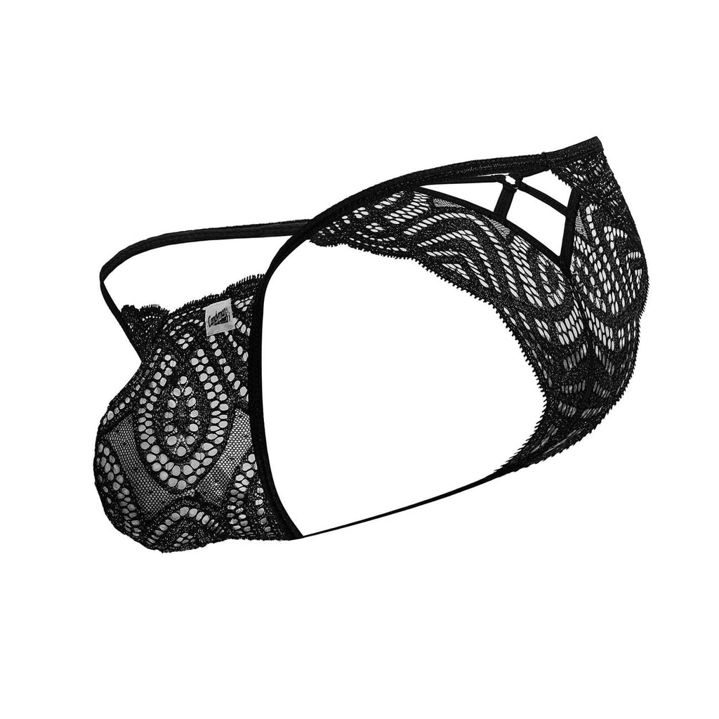 CandyMan 99829 Lace Thongs Color Black