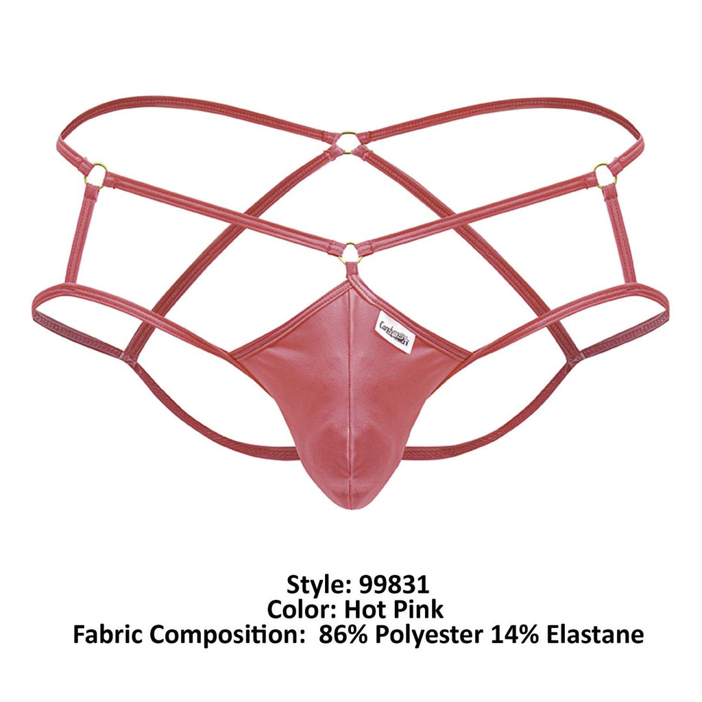CandyMan 99831 Cage Jockstrap Color Hot Pink