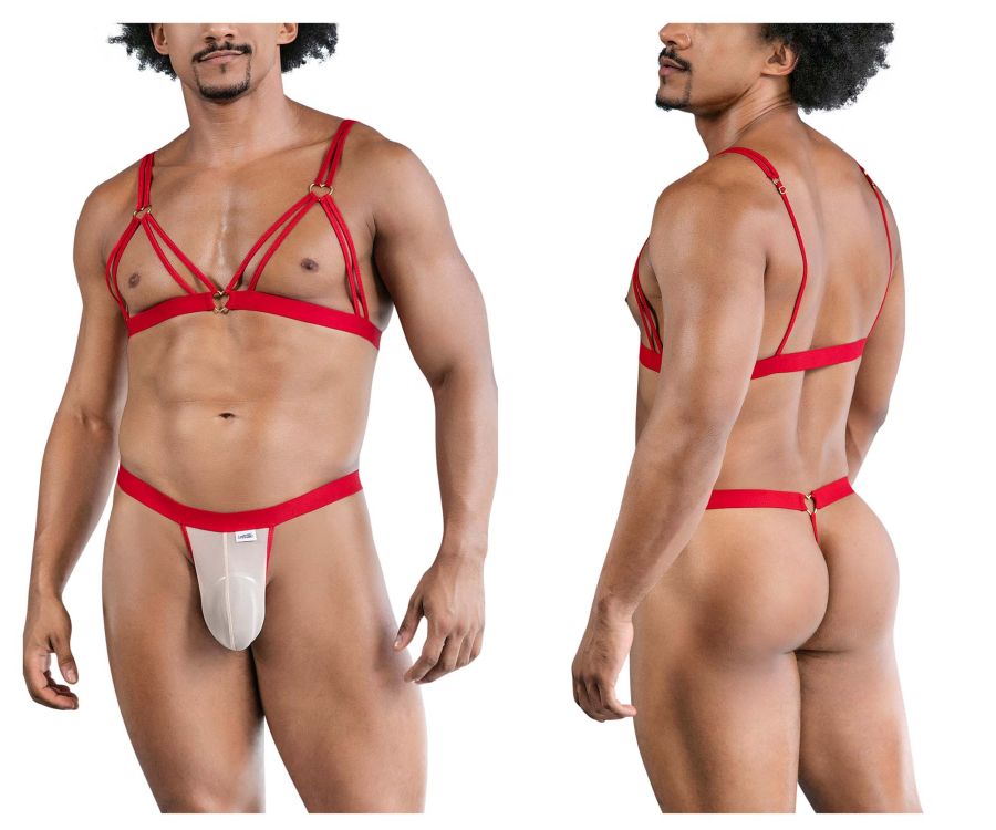CandyMan 99838 Two Piece Outfit Color Red