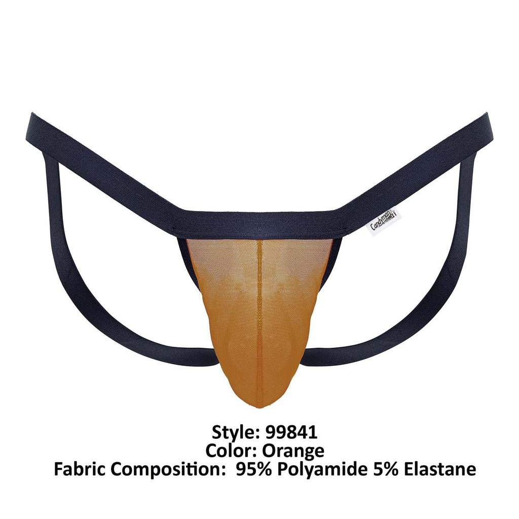 CandyMan 99841 Mesh Thongs Color Orange