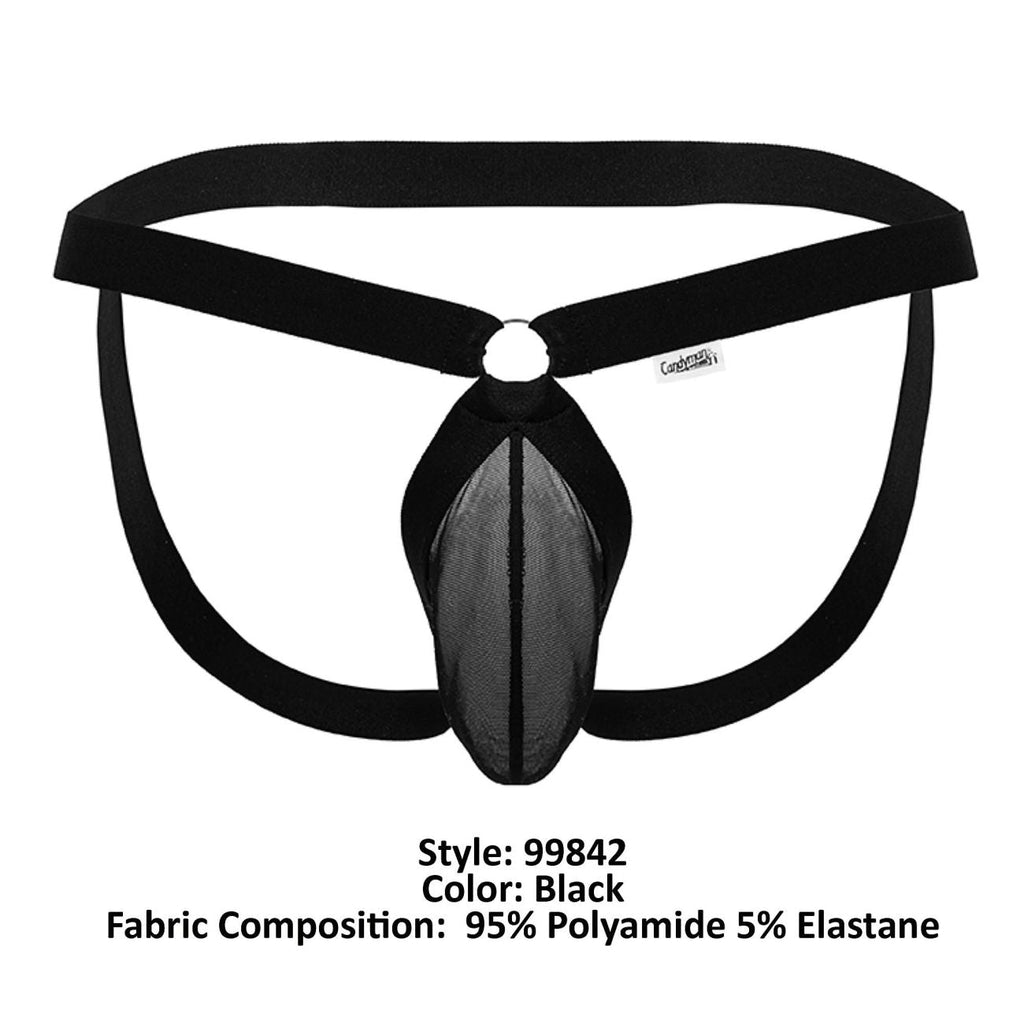 CandyMan 99842 Mesh Jockstrap Color Black
