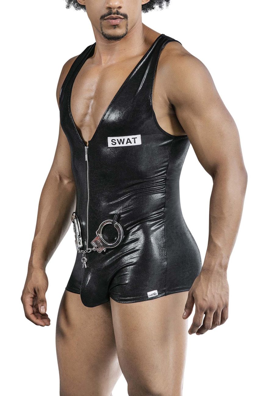 CandyMan 99844 Police Bodysuit Color Black
