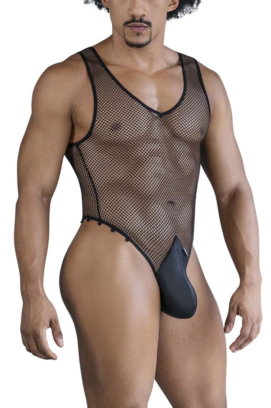 CandyMan 99858 Fishnet Bodysuit Color Black