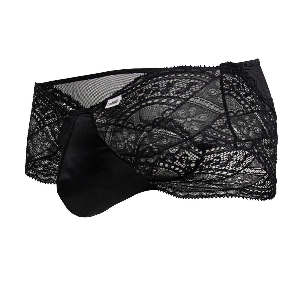 CandyMan Men's Underwear 99863 Lace Briefs Color Black