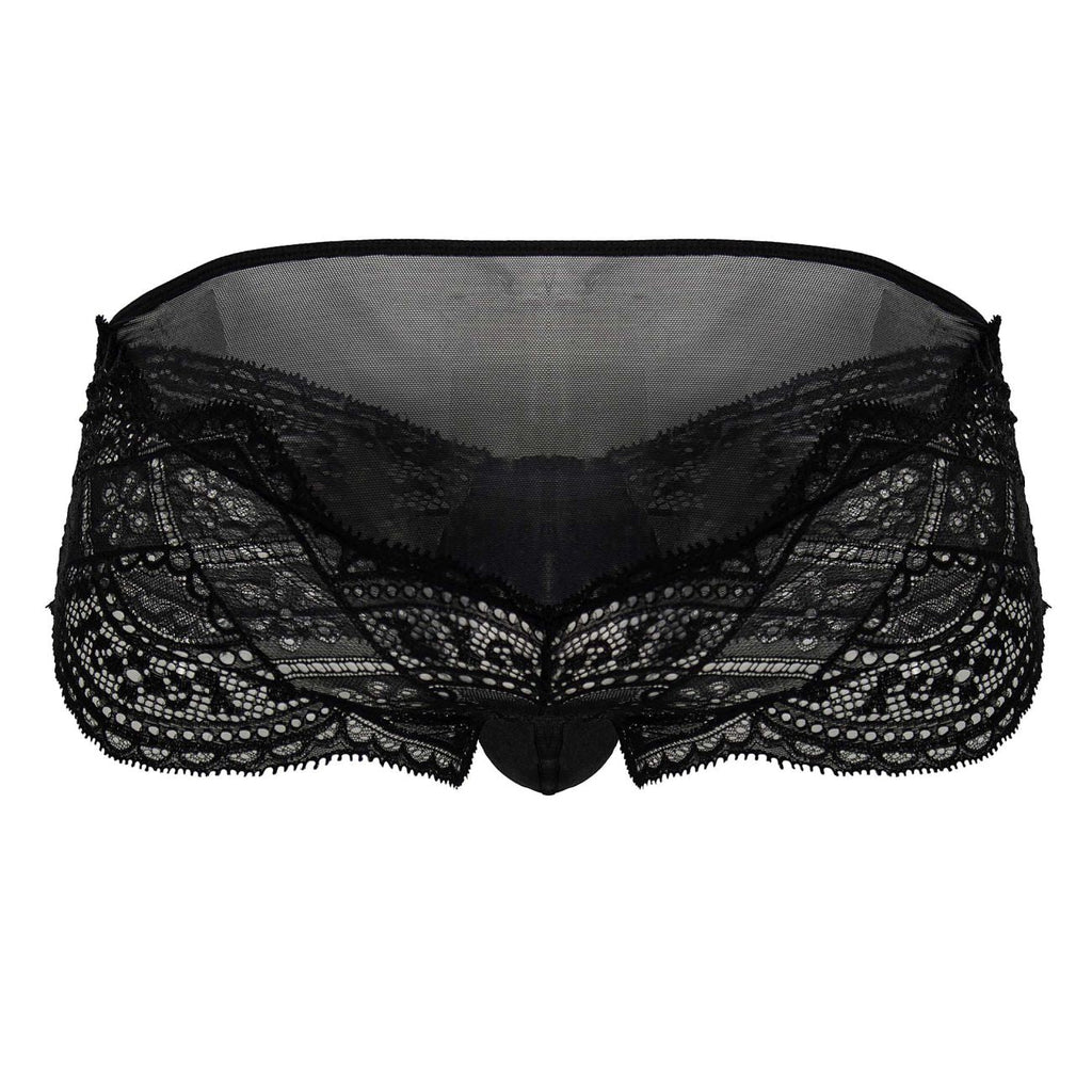 CandyMan Men's Underwear 99863 Lace Briefs Color Black