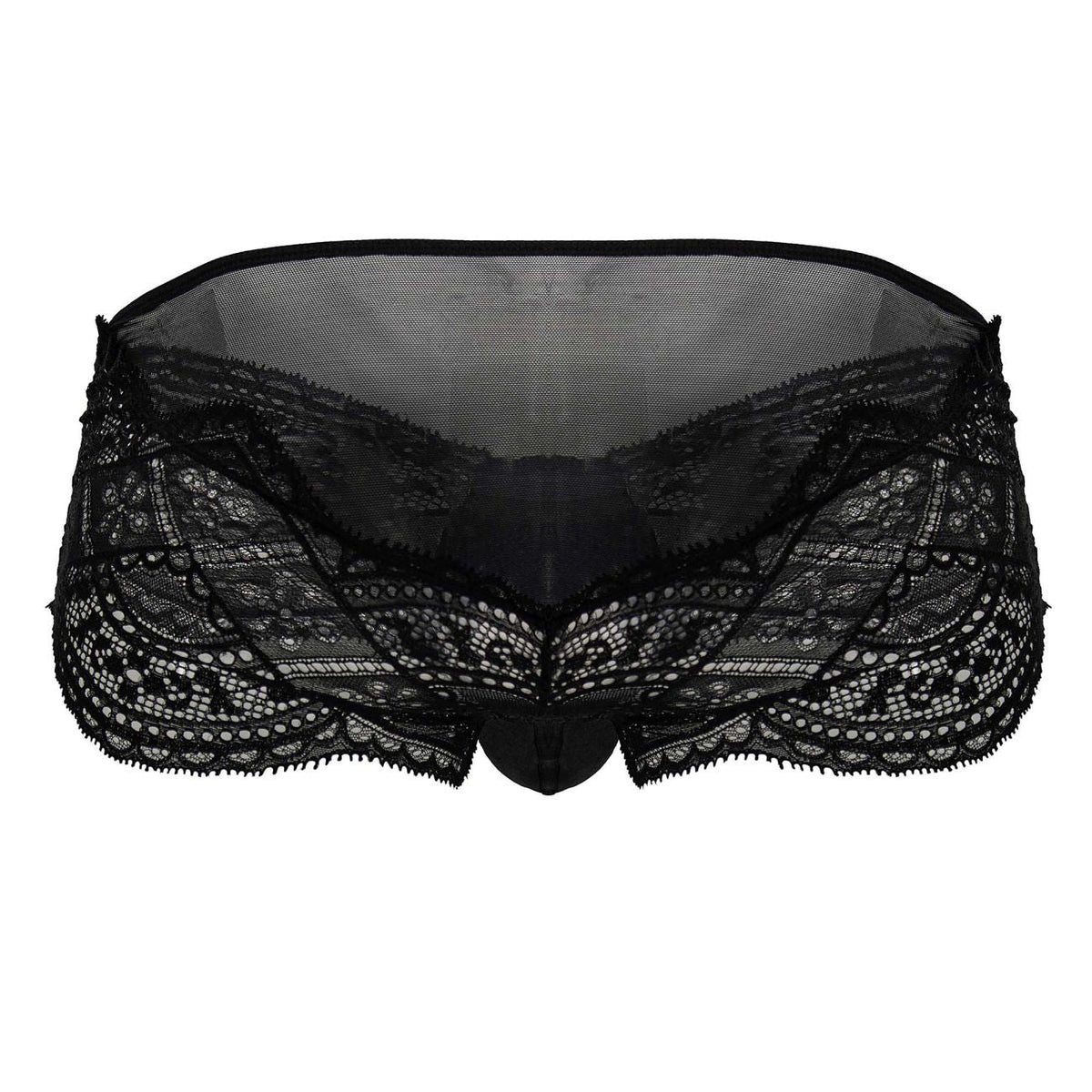 CandyMan Men's Underwear 99863 Lace Briefs Color Black