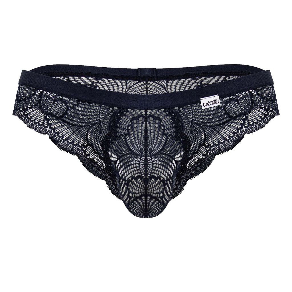 CandyMan 99868 Lace Briefs Color Navy
