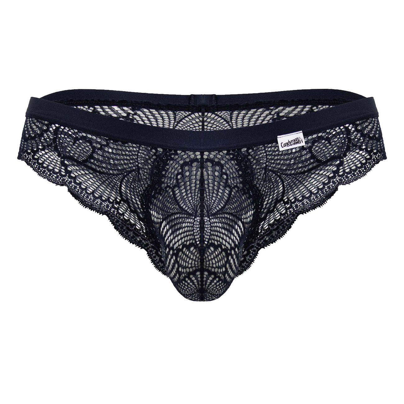 CandyMan 99868 Lace Briefs Color Navy
