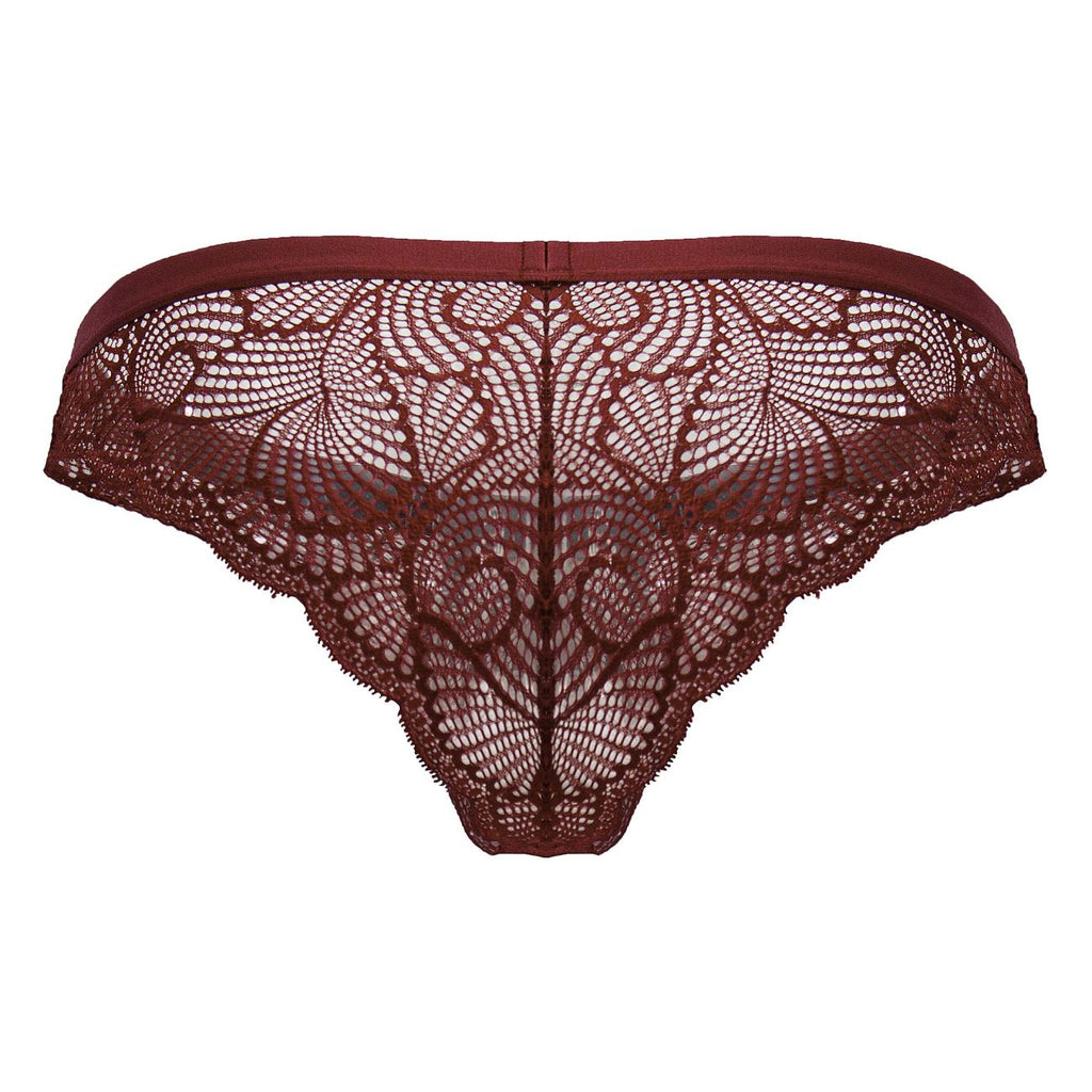 CandyMan 99868 Lace Briefs Color Wine