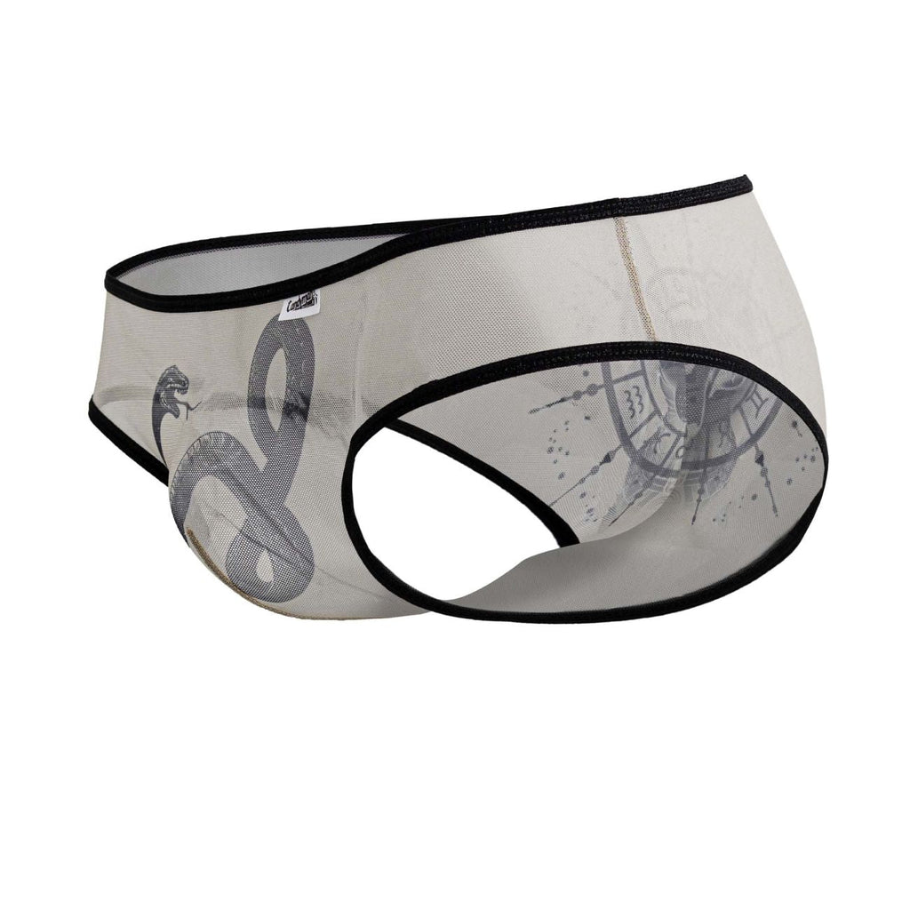 CandyMan 99871 Egyptian Briefs Color Nude-Black