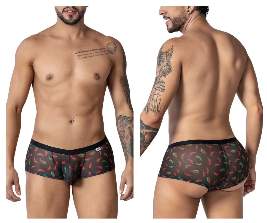 CandyMan 99873 Chili pepper Trunks Color Black Print
