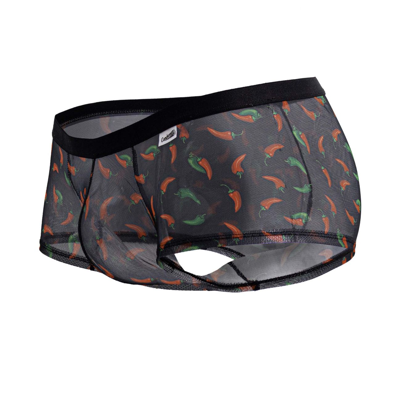 CandyMan 99873 Chili pepper Trunks Color Black Print