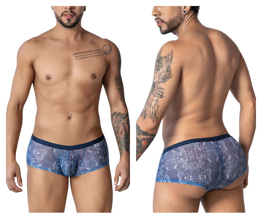 CandyMan 99873 Water prints Trunks Color Blue-White