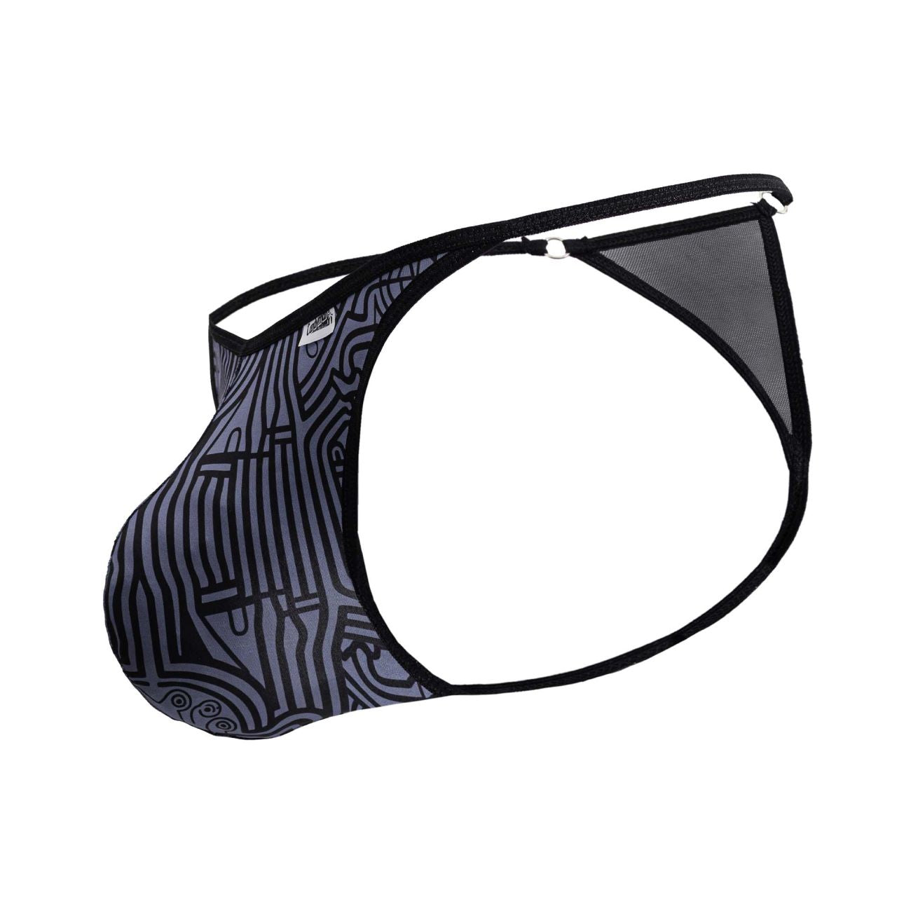CandyMan 99875 Egyptian Thongs Color Gray-Black