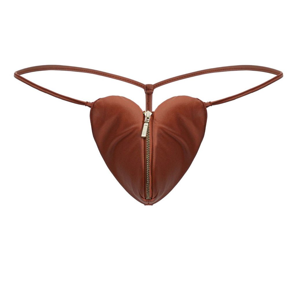 CandyMan 99892 Heart Thongs Color Red
