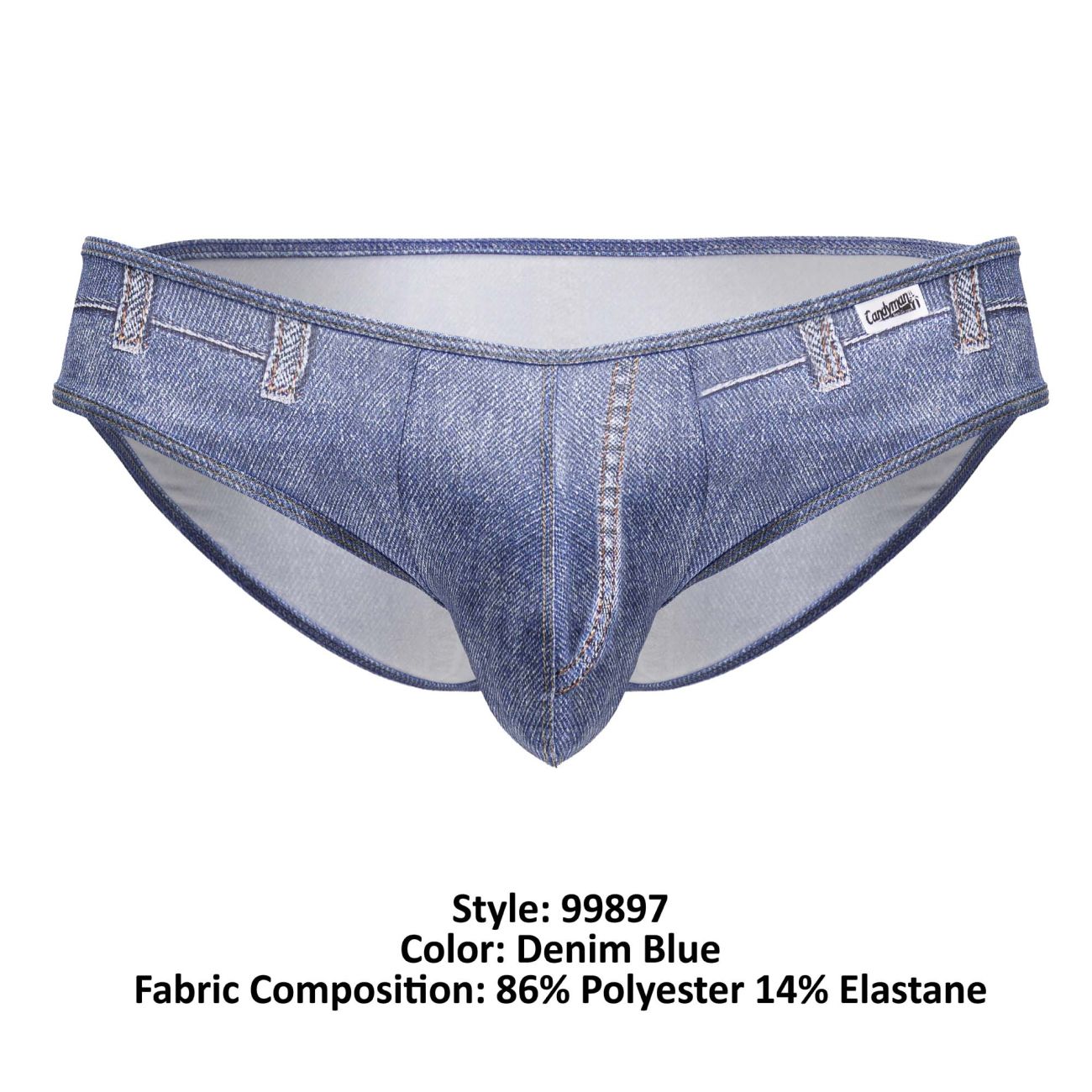 CandyMan 99897 Cowboy Briefs Color Denim Blue