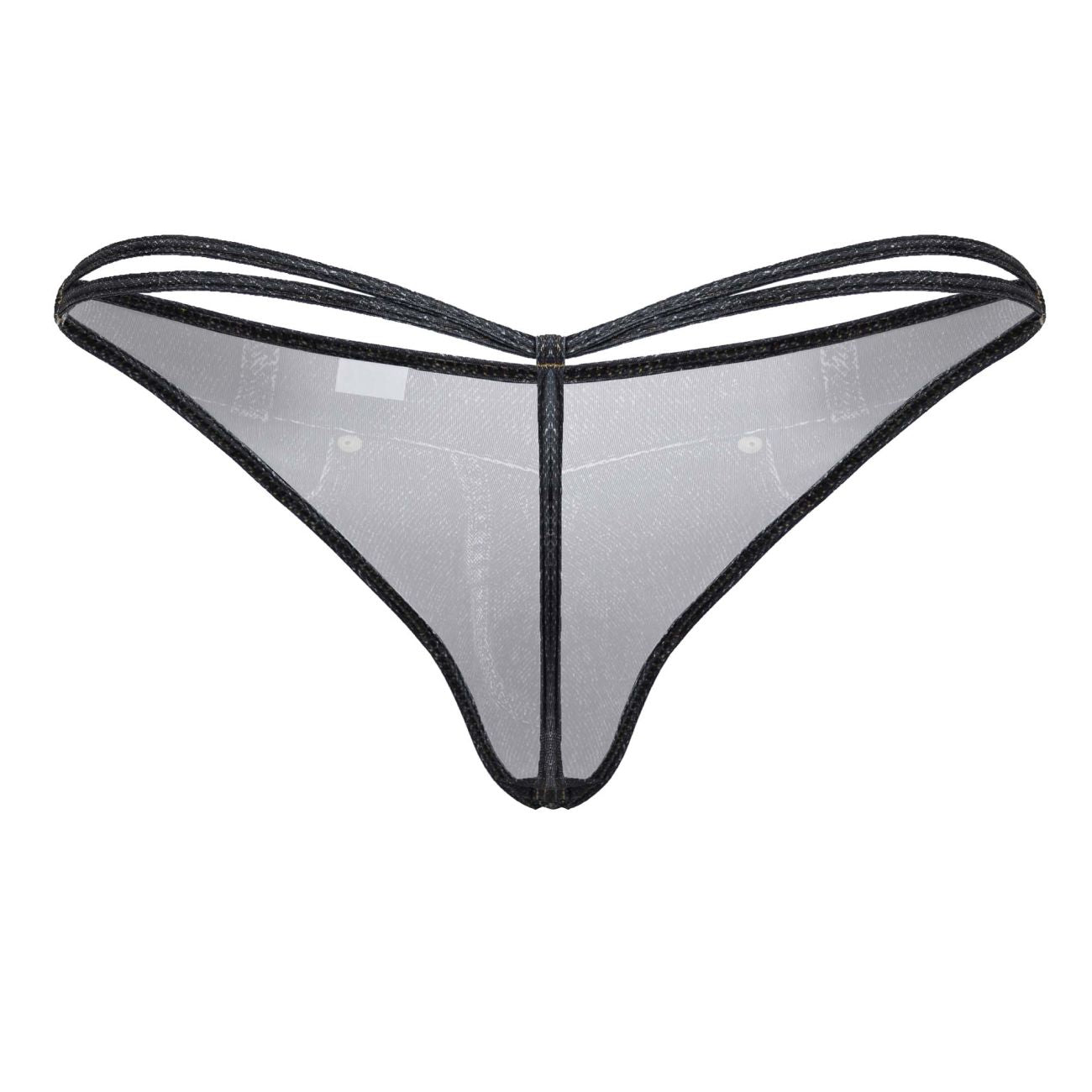 CandyMan 99899 Cowboy Thongs Color Denim Black