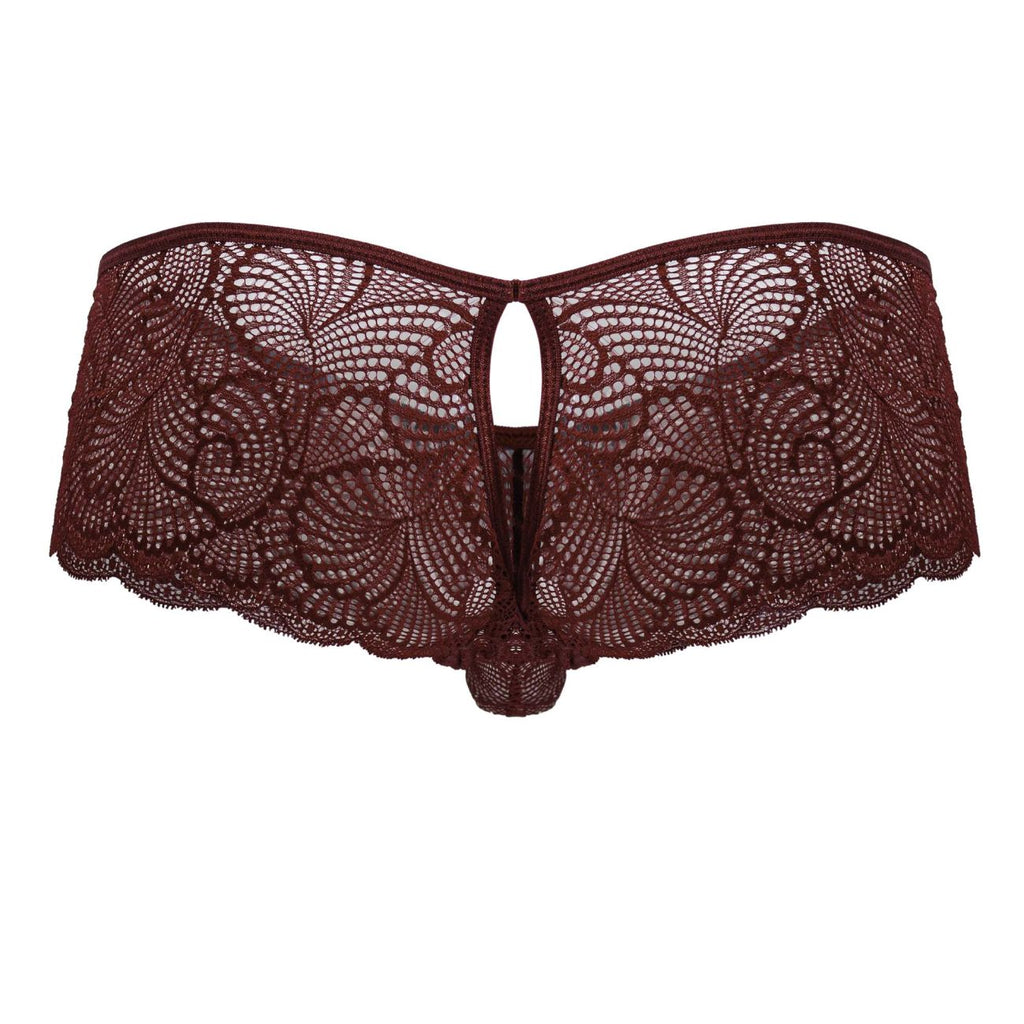 CandyMan 99907 Lace Trunks Color Burgundy